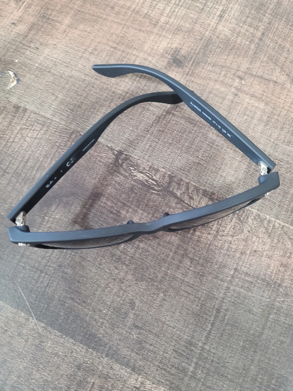 Rayban Classic Black Wayfarer-Style Sunglasses